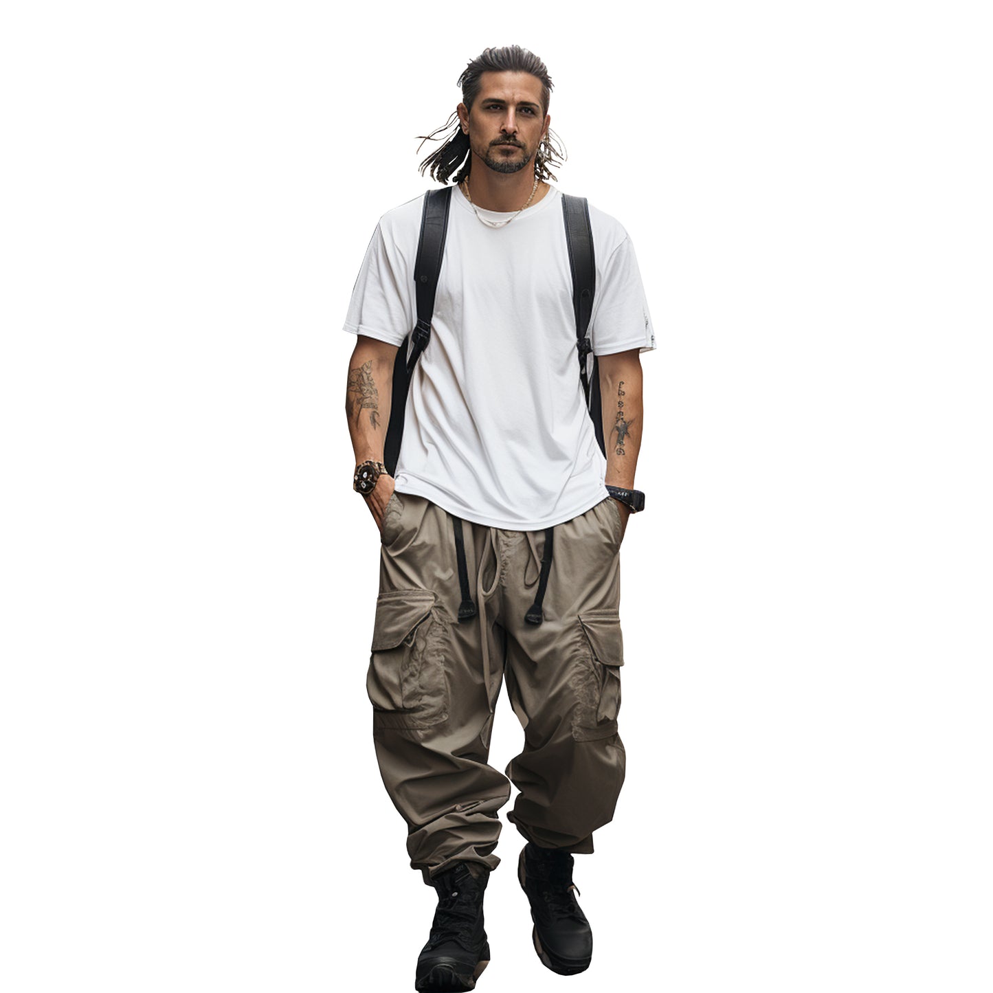 Brisira Men Summer Solid Color Crew Neck Short-Sleeve Cotton Coolmax Oversized T-Shirt Fashion Gym