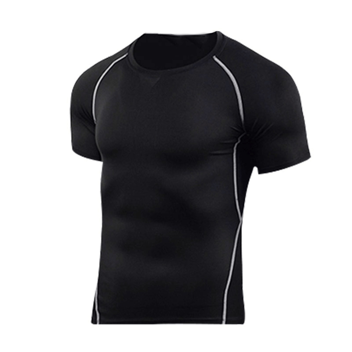 Brisira Mens Athletic Compression Shirts Short Sleeve Workout Baselayer T-shirt for Sports
