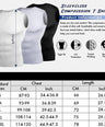 Brisira 2-Pack Men Coolmax Sleeveless Muscle Vest Fitness Workout Athletic Compression Shirt Size S to 2XL